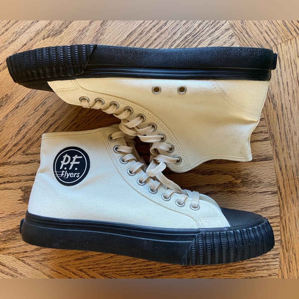P.F. Flyers size 8.5 canvas hi-tops